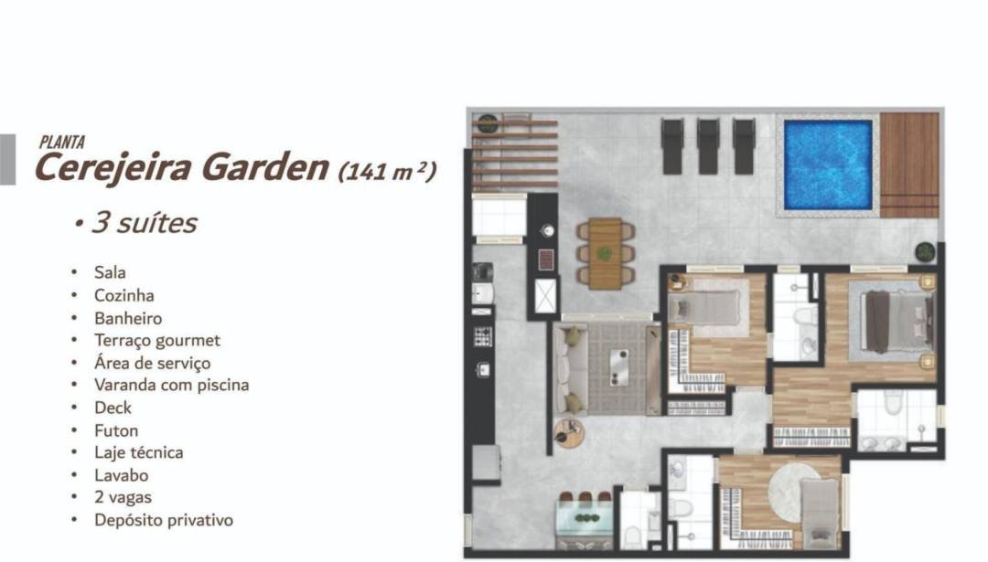 Apartamento com 3 dormitórios à venda, 139 m² por R$ 999.990,00 - Granja Viana - Cotia/SP — foto 54 de 54